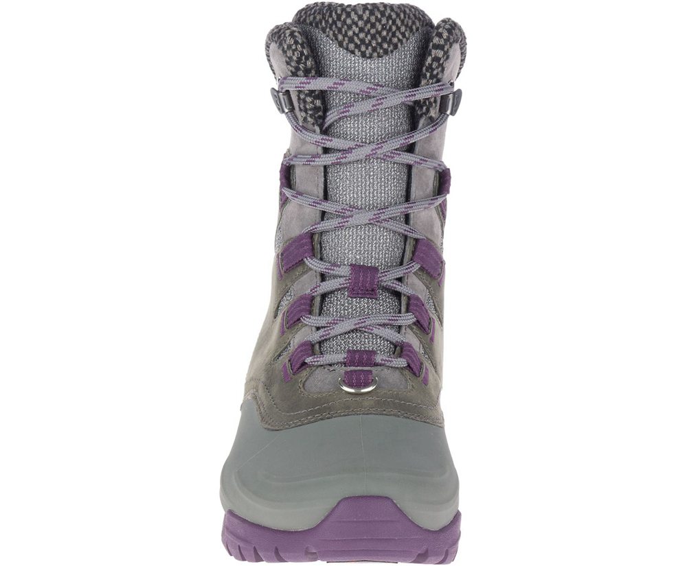 Merrell Støvler Dame - Thermo Aurora 2 Mid Shell Waterproof - Grå - LYF329675